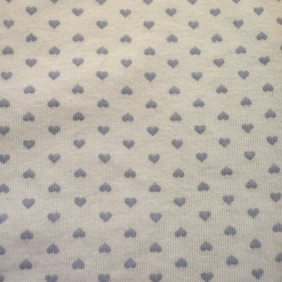 Brandy Melville White Heart Pattern Tank Top - Picture 3 of 4